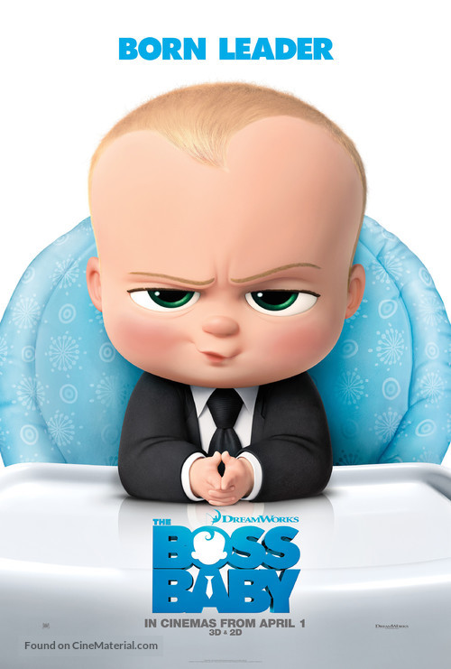 The Boss Baby - British Movie Poster