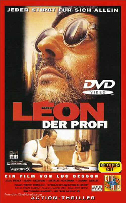 L&eacute;on: The Professional - German Movie Cover