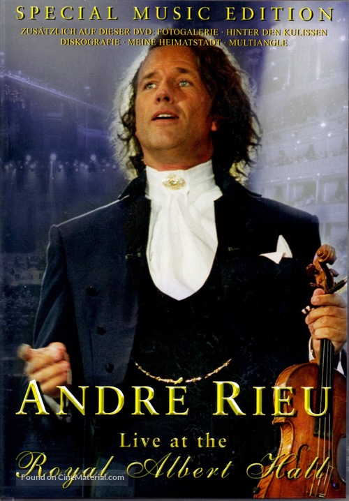 Andre Rieu: Live at Royal Albert Hall - German DVD movie cover