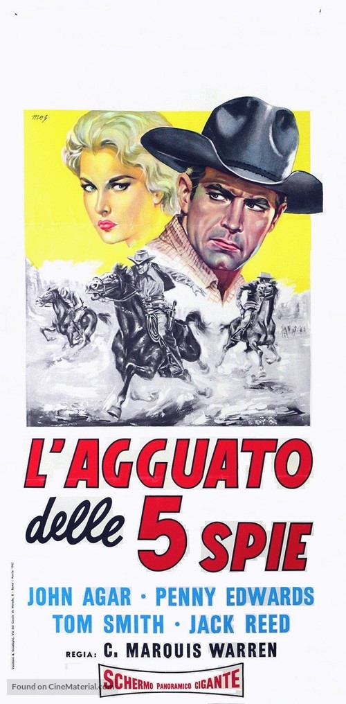 Ride a Violent Mile - Italian Movie Poster
