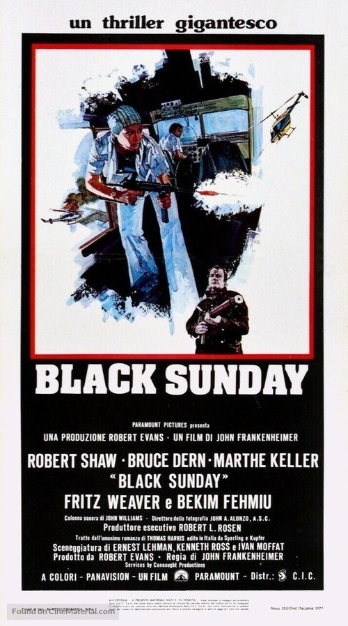 Black Sunday - Italian Movie Poster