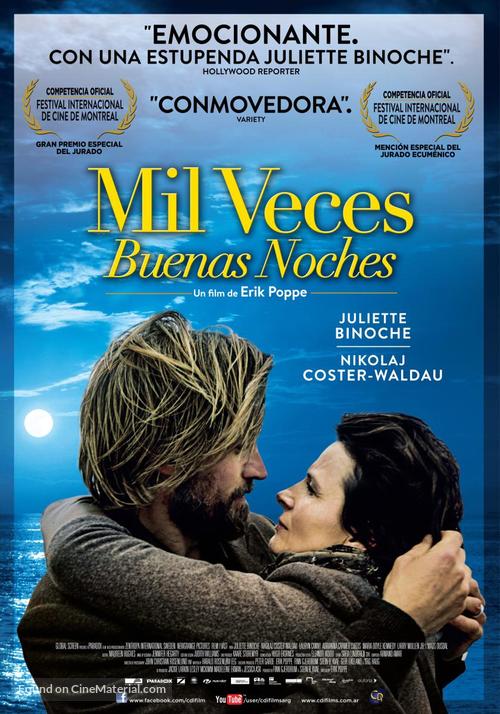 Tusen ganger god natt - Argentinian Movie Poster
