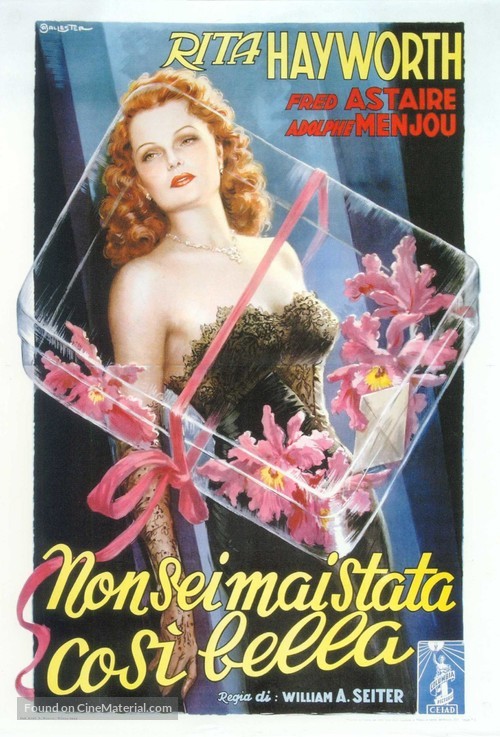 You Were Never Lovelier - Italian Movie Poster