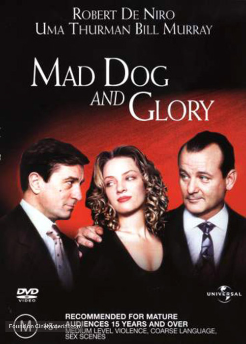 Mad Dog and Glory - Australian DVD movie cover