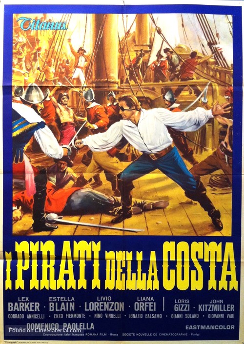 I pirati della costa - Italian Movie Poster