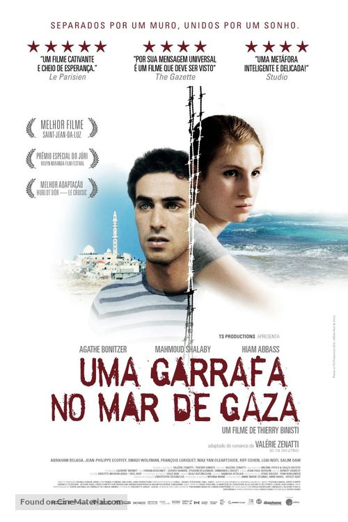 Une bouteille &agrave; la mer - Brazilian Movie Poster