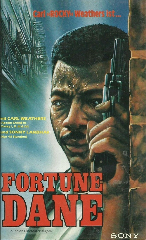 &quot;Fortune Dane&quot; - German VHS movie cover