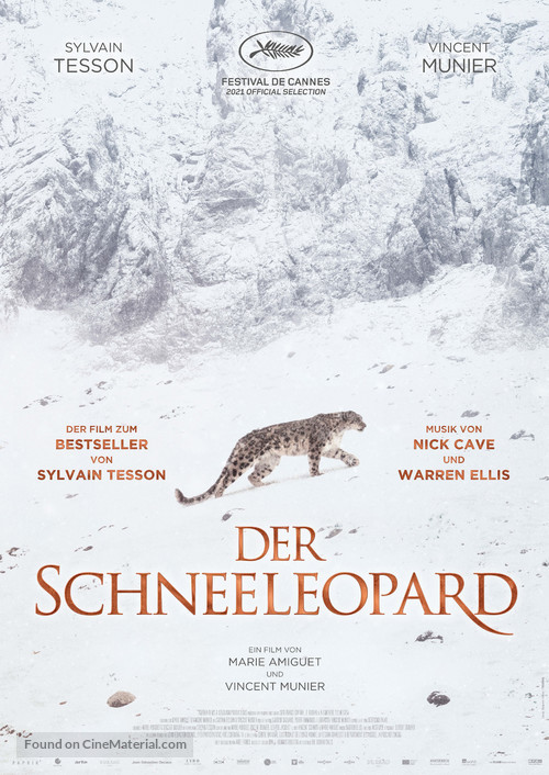 La panth&egrave;re des neiges - German Movie Poster