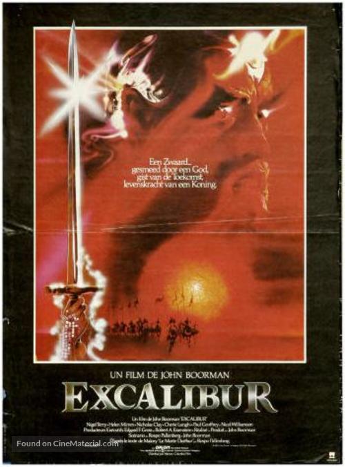 Excalibur - Dutch Movie Poster