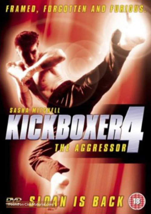 Kickboxer 4: The Aggressor - British DVD movie cover
