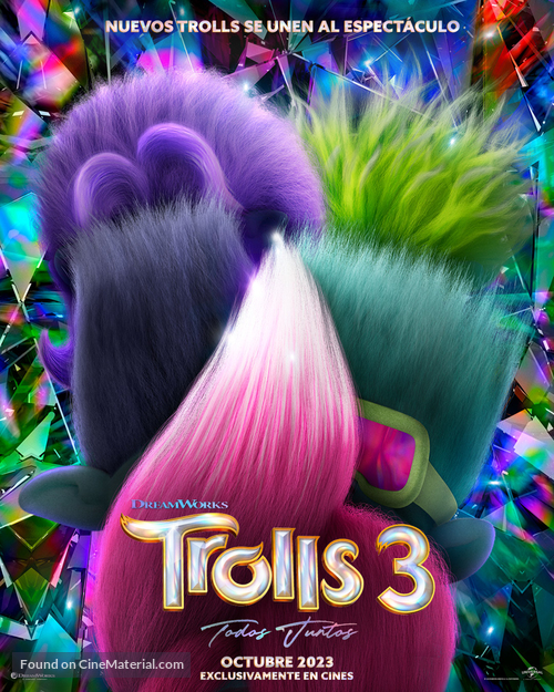 Trolls Band Together - Spanish Movie Poster