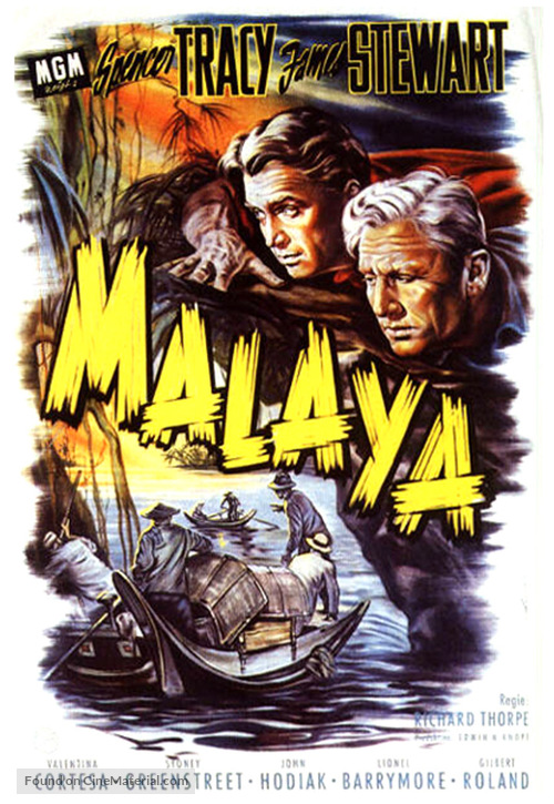 Malaya - German Movie Poster