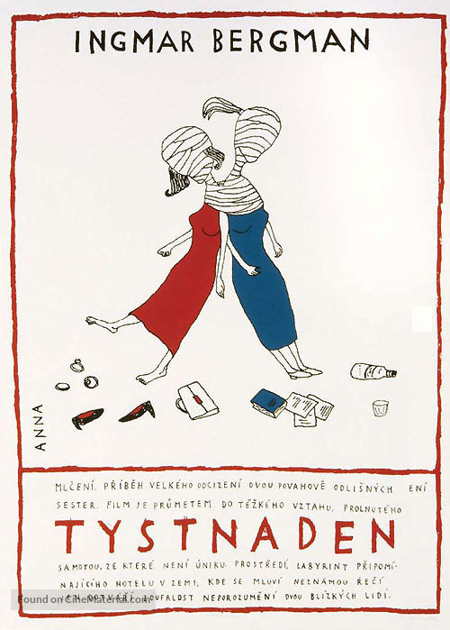 Tystnaden - Czech Movie Poster