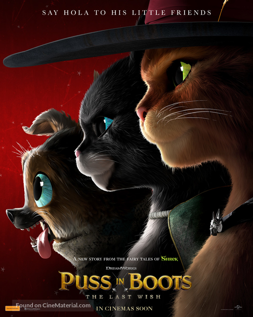 Puss in Boots: The Last Wish - Australian Movie Poster