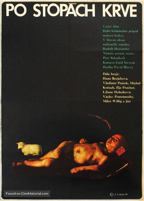 Po stop&aacute;ch krve - Czech Movie Poster