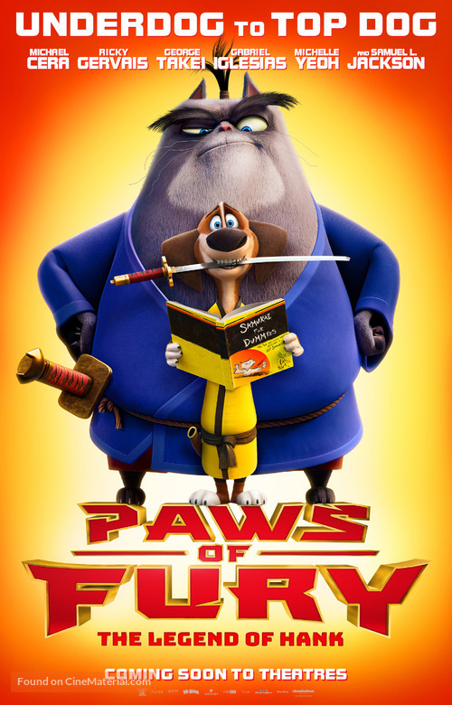 Paws of Fury: The Legend of Hank - British Movie Poster