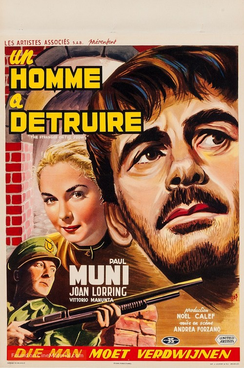 Imbarco a mezzanotte - Belgian Movie Poster