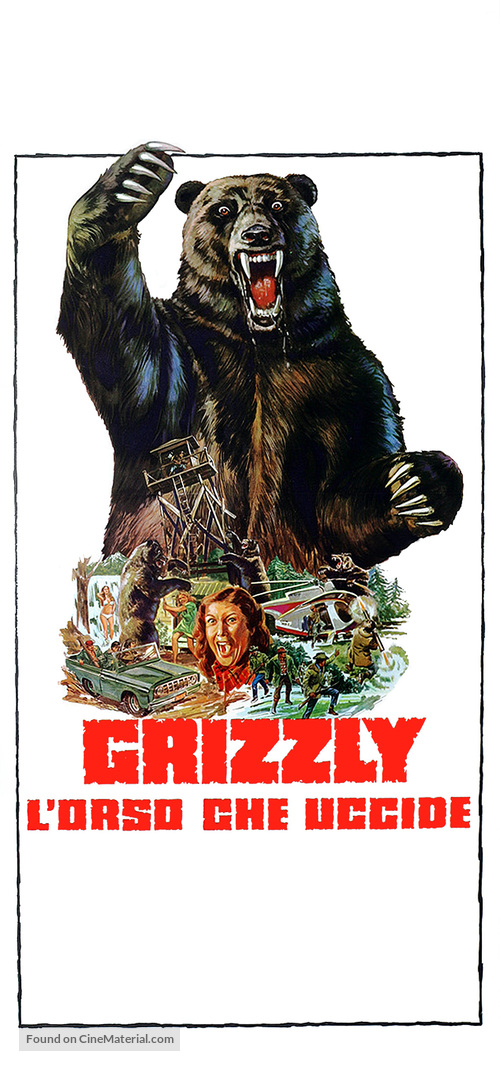 Grizzly - Italian Movie Poster