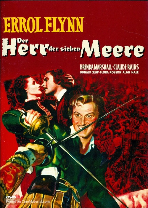 The Sea Hawk - German DVD movie cover