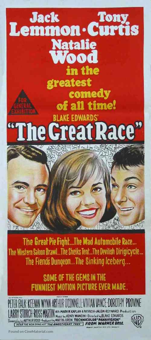 The Great Race - Australian Movie Poster