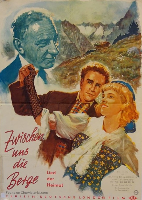 Zwischen uns die Berge - German Movie Poster