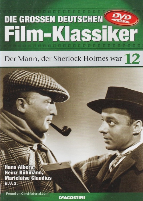 Der Mann, der Sherlock Holmes war - German DVD movie cover