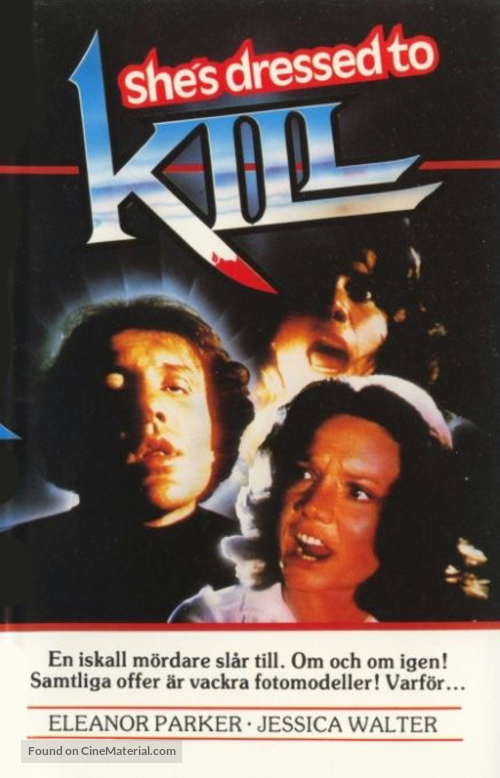 She&#039;s Dressed to Kill - Swedish Movie Cover