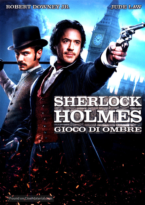 Sherlock Holmes: A Game of Shadows - Italian Movie Cover