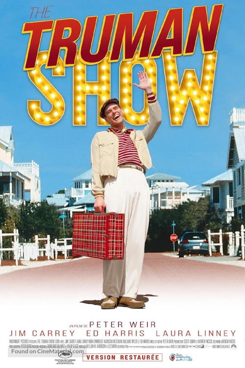The Truman Show - French Re-release movie poster