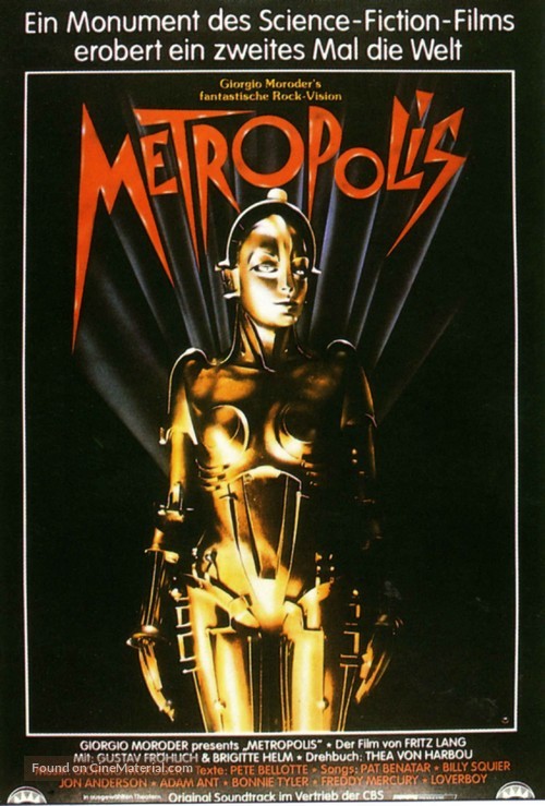 Metropolis - German Re-release movie poster