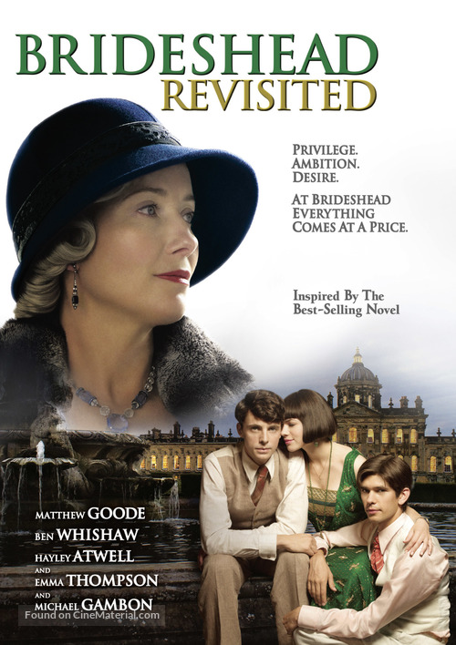 Brideshead Revisited - DVD movie cover
