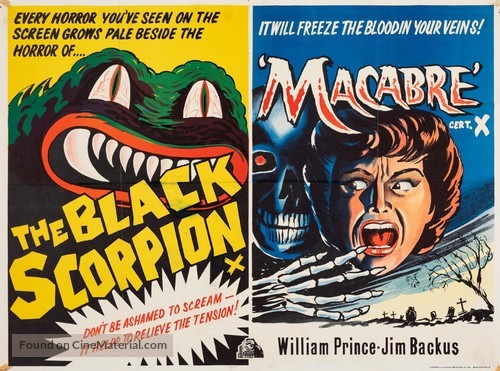 The Black Scorpion - British Combo movie poster