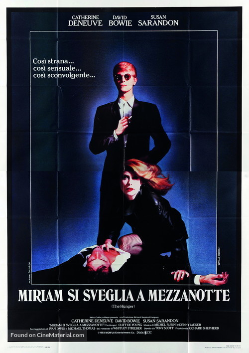 The Hunger - Italian Movie Poster