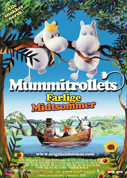 Muumi ja vaarallinen juhannus - Norwegian Movie Poster