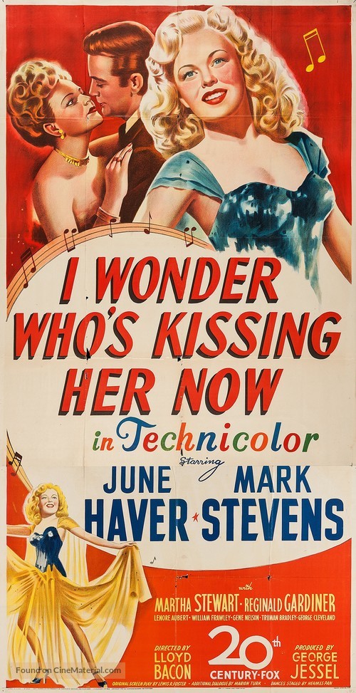 I Wonder Who&#039;s Kissing Her Now - Movie Poster