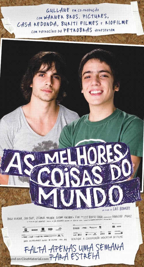 As Melhores Coisas do Mundo - Brazilian Movie Poster