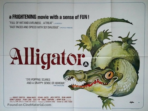 Alligator - British Movie Poster