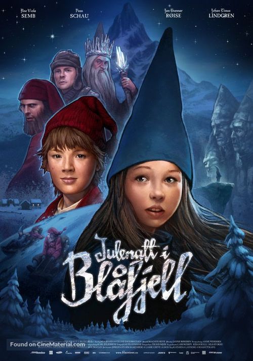 Julenatt i Bl&aring;fjell - Norwegian Movie Poster