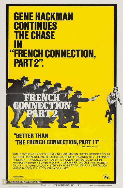 French Connection II - Movie Poster