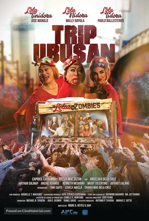 Trip Ubusan: The Lolas vs Zombies - Philippine Movie Poster