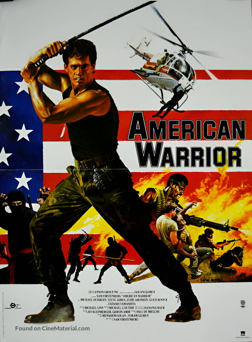 American Ninja - British Movie Poster