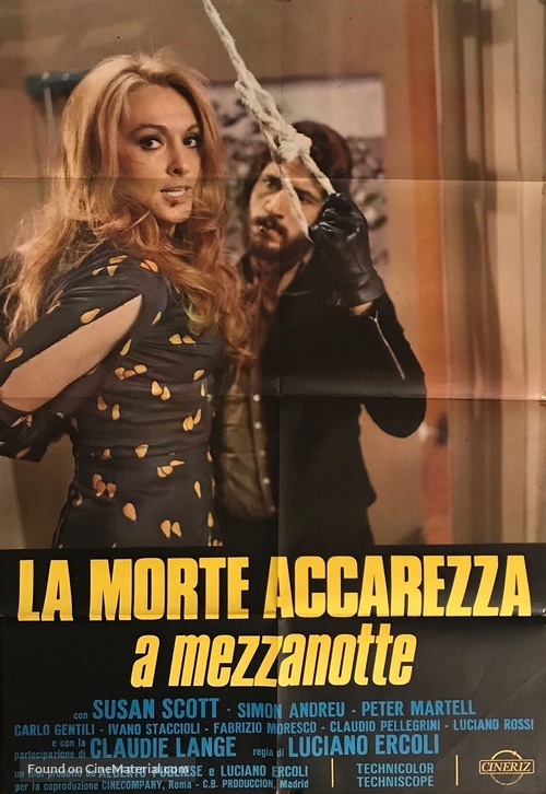 Morte accarezza a mezzanotte, La - Italian Movie Poster