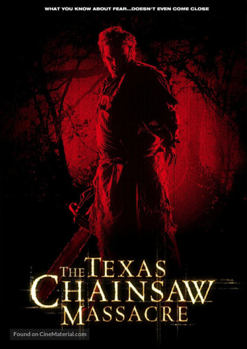 The Texas Chainsaw Massacre - DVD movie cover