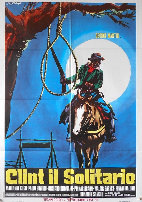 Clint el solitario - Italian Movie Poster