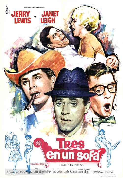 Three on a Couch - Spanish Movie Poster