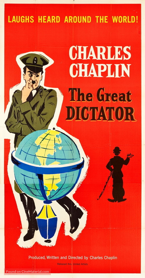 The Great Dictator - Re-release movie poster