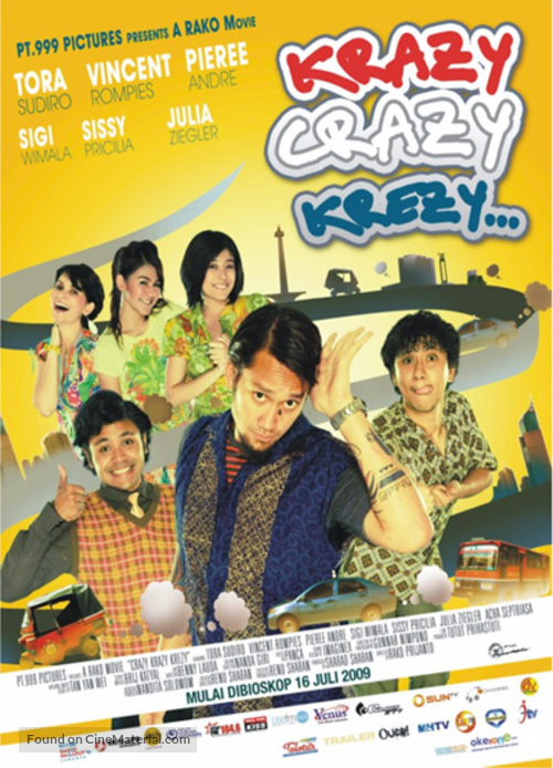 Krazy crazy krezy... - Indonesian Movie Poster