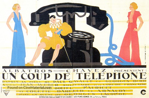 Un coup de t&eacute;l&eacute;phone - French Movie Poster