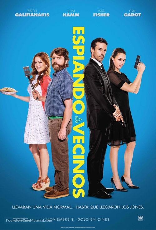 Keeping Up with the Joneses - Colombian Movie Poster