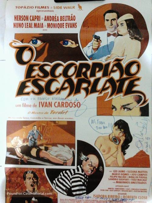 O Escorpi&atilde;o Escarlate - Brazilian Movie Poster